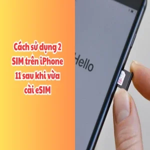Cách sử dụng 2 SIM trên iPhone 11 sau khi vừa cài eSIM
