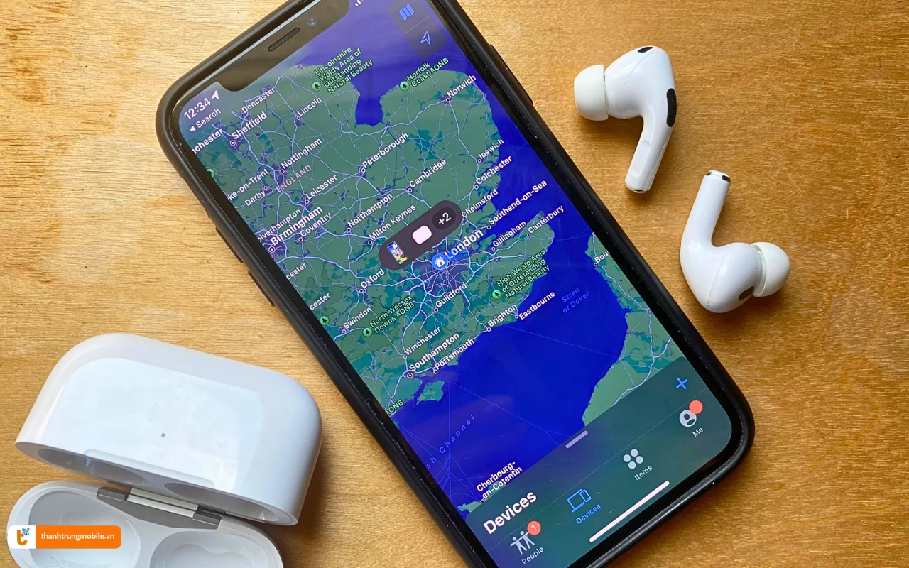 Cách tìm lại AirPods bị mất