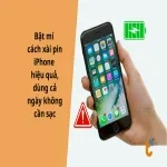 Bật mí cách xài pin iPhone hiệu quả, dùng cả ngày không cần sạc