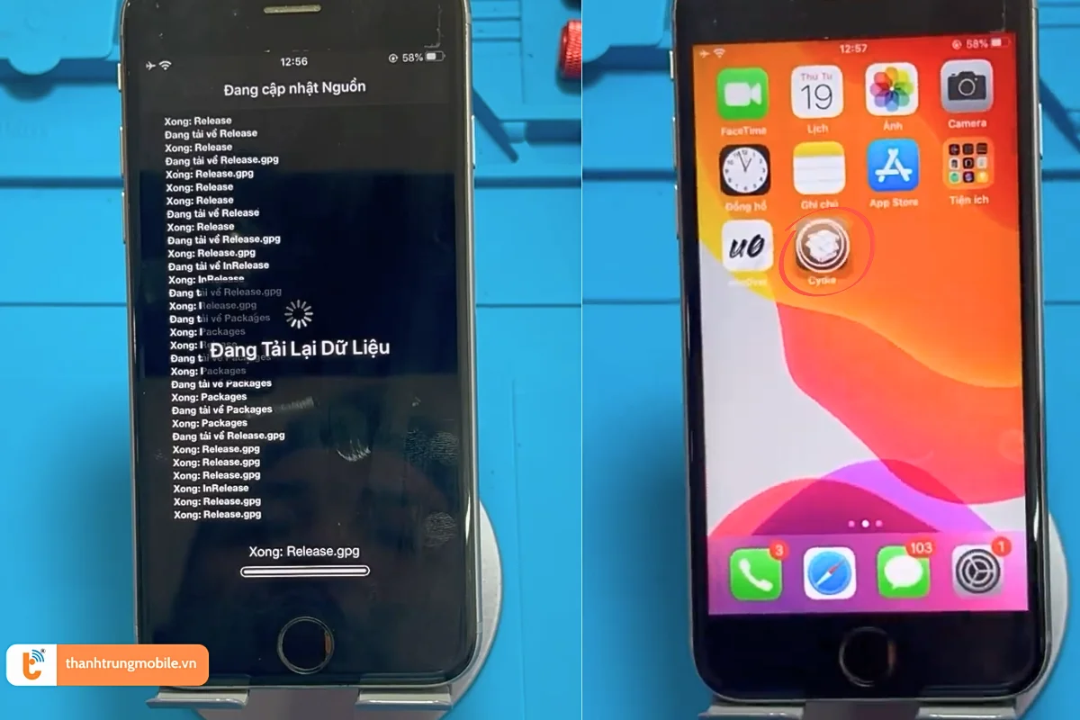 Cài đặt Cydia cho máy đã Jailbreak