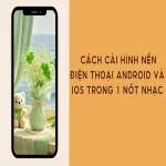 Cách đổi hình nền điện thoại Android và IOS trong 1 nốt nhạc