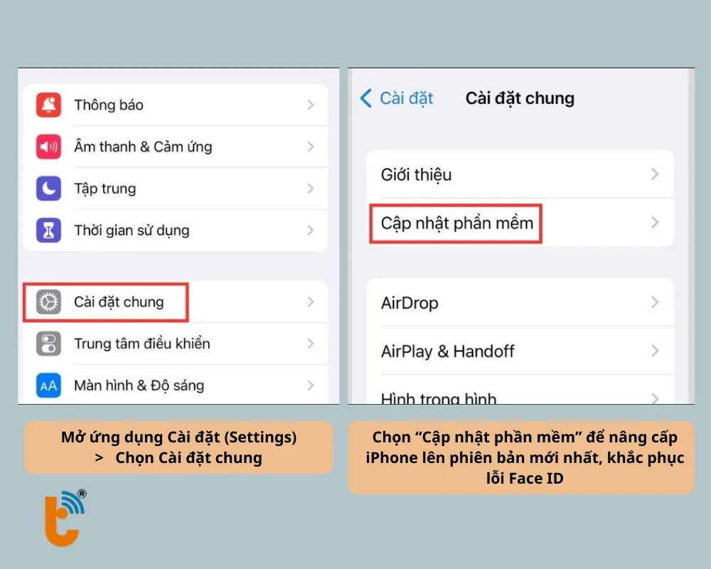 Cập nhật phần mềm IOS