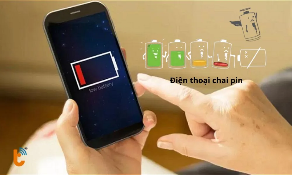 Chai pin điện thoại iPhone
