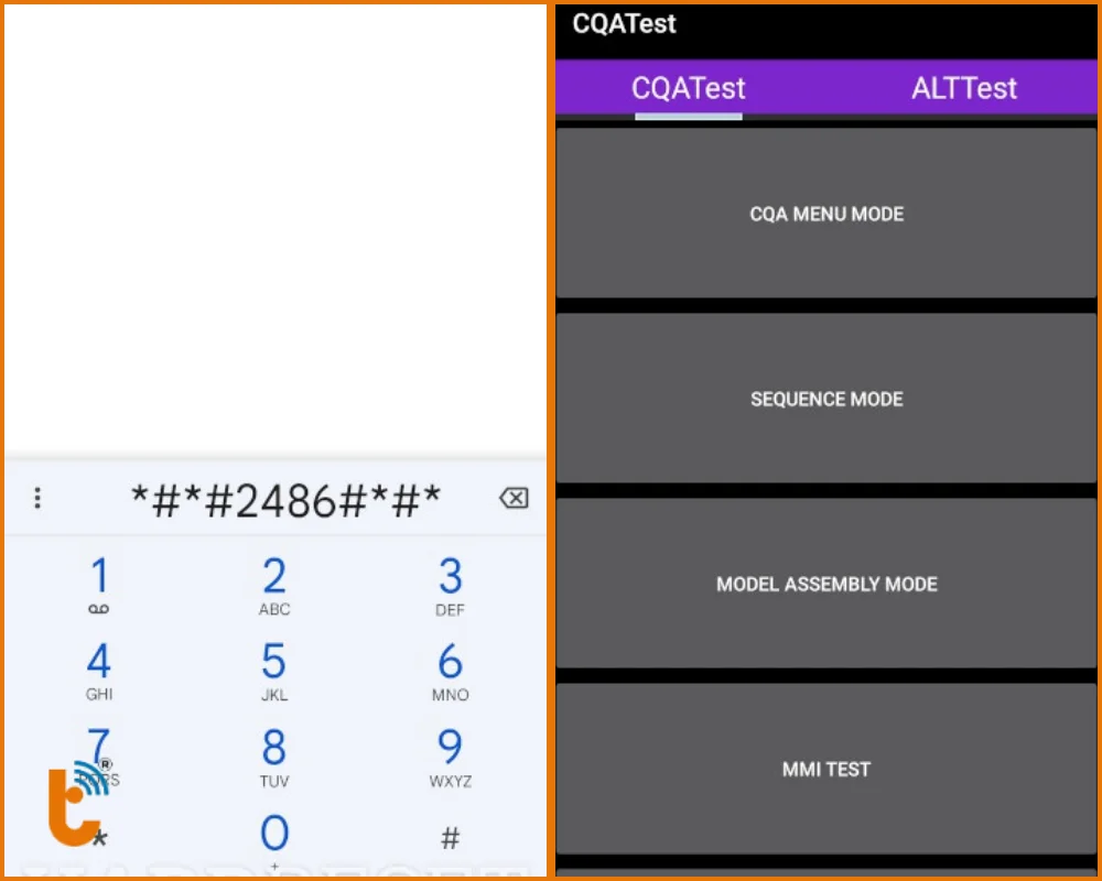 Chẩn đoán lỗi Motorola bằng mã test Motorola qua ứng dụng ẩn CQATest