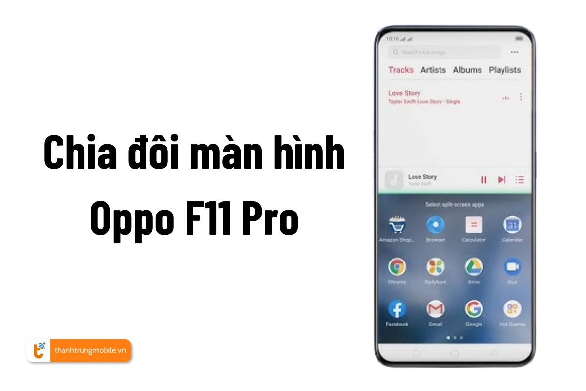chia đôi màn hình oppo f11 pro