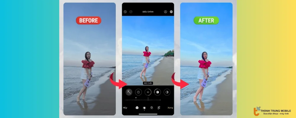 Chỉnh ảnh bầu trời