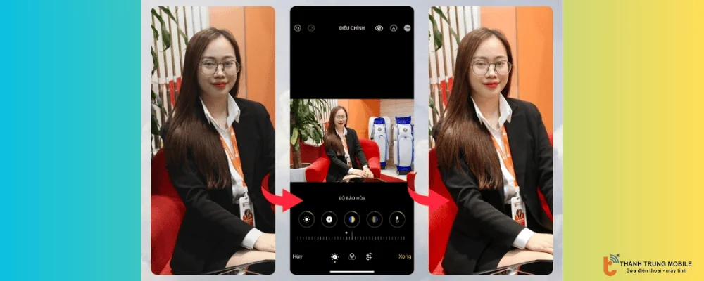 Chỉnh ảnh trong nhà