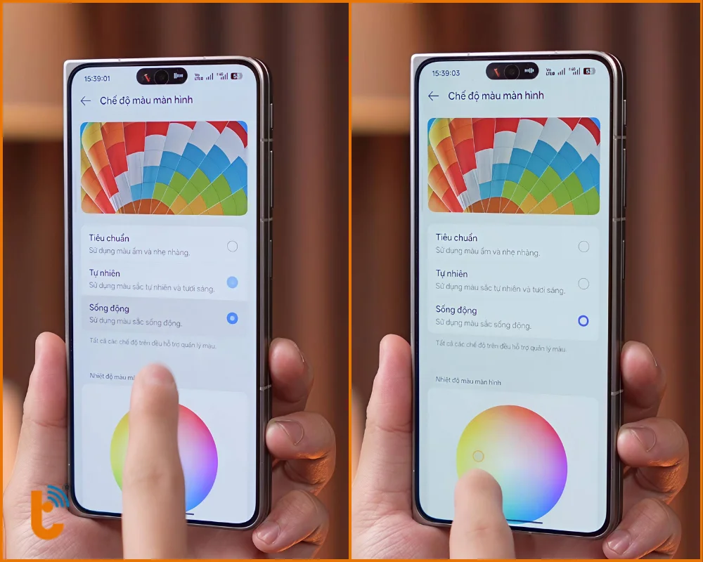 Chỉnh màu điện thoại OPPO và Realme
