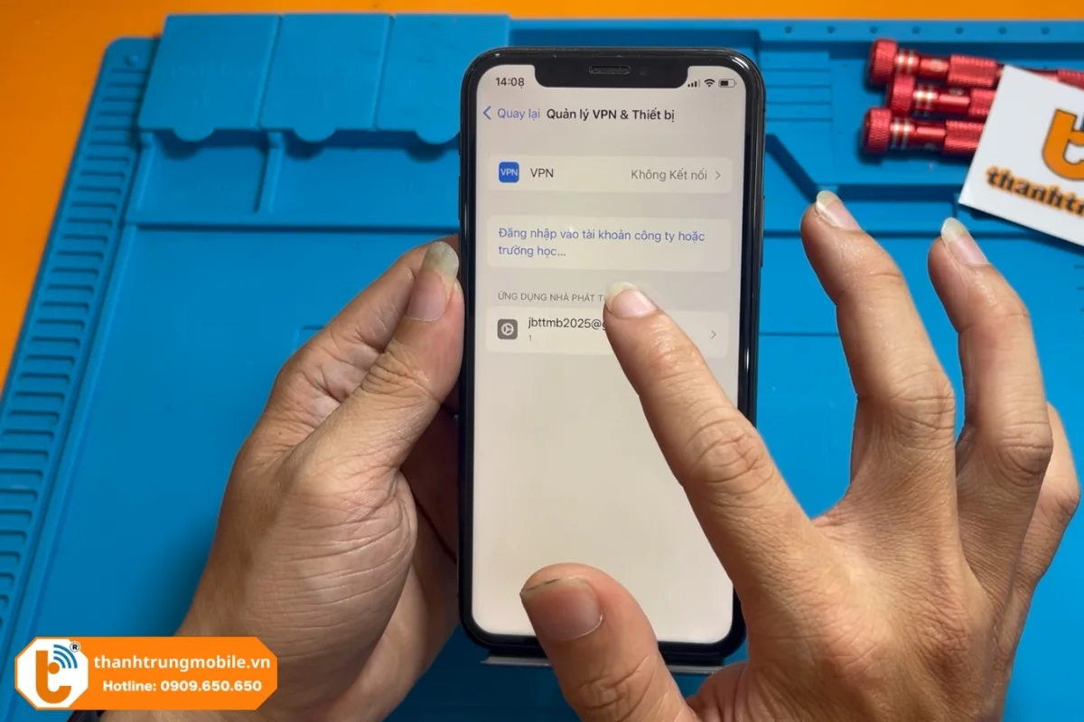 Chọn tin cậy ứng dụng