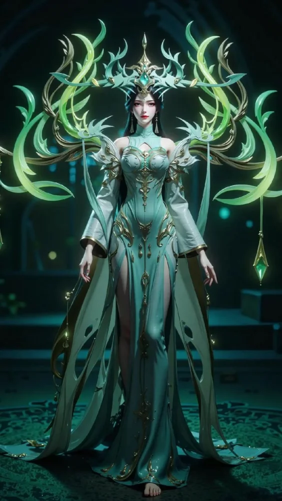 Cô gái cổ mộc trong nghi lễ ánh sáng