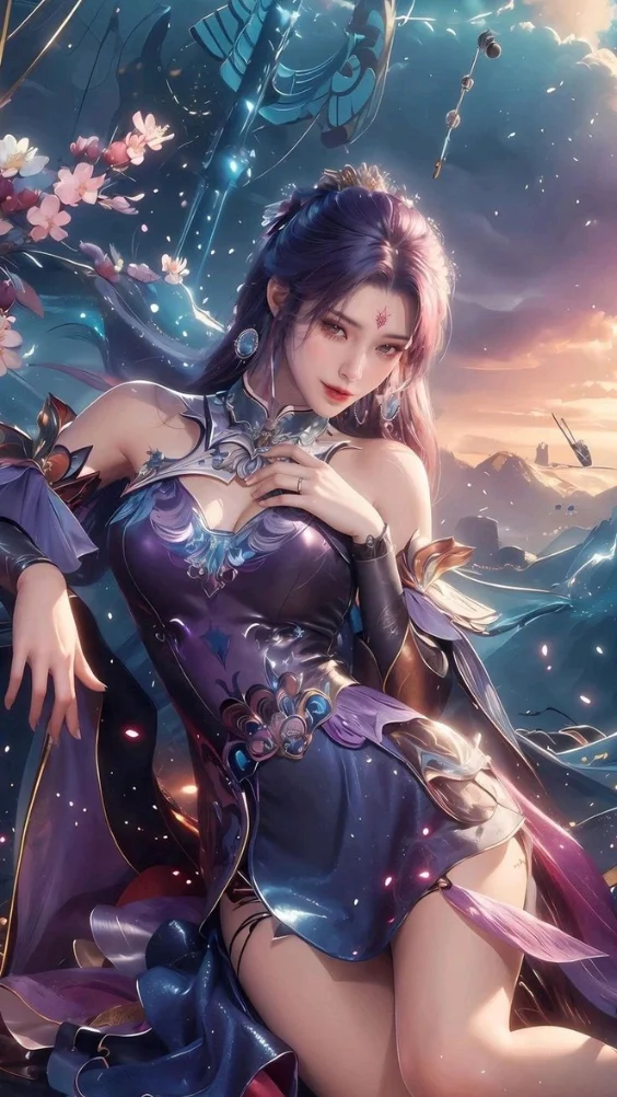 Thiếu nữ ma pháp giữa chiều hoàng hôn