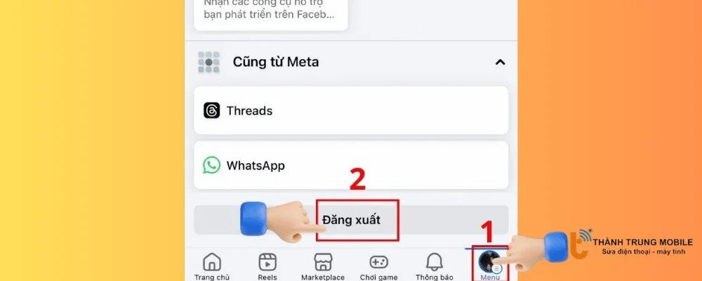 Đăng xuất Facebook