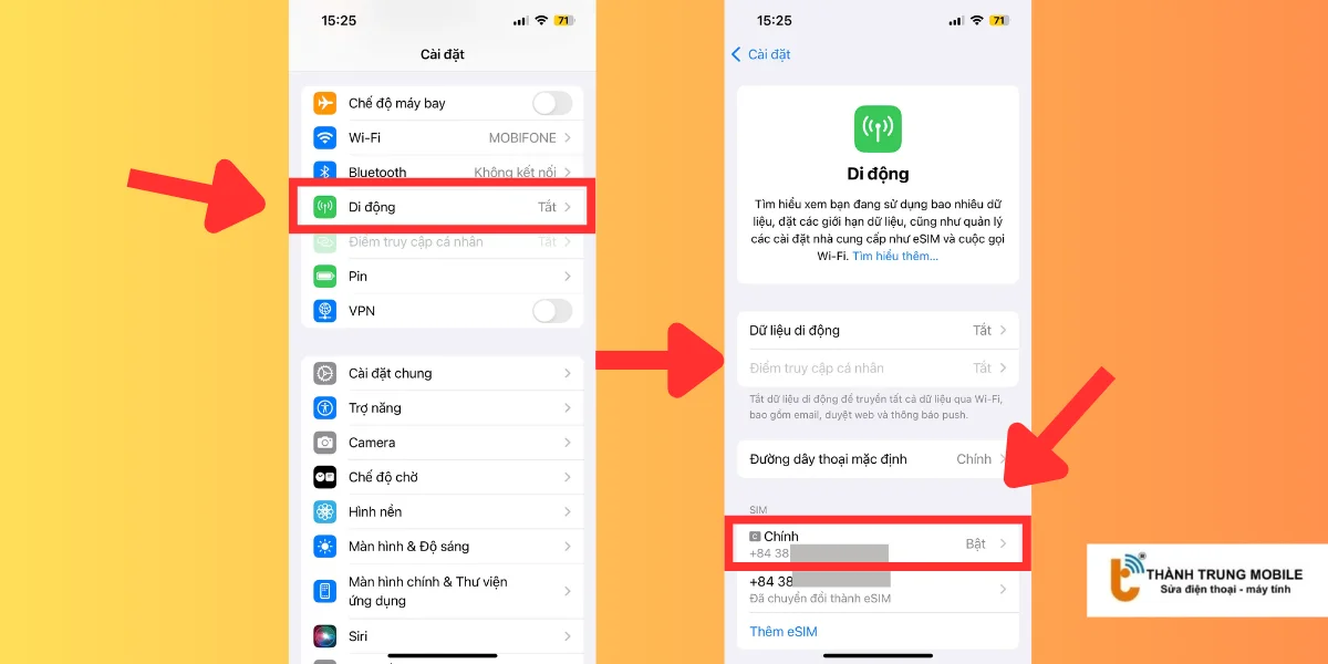 Đặt tên từng SIM để dễ phân biệt