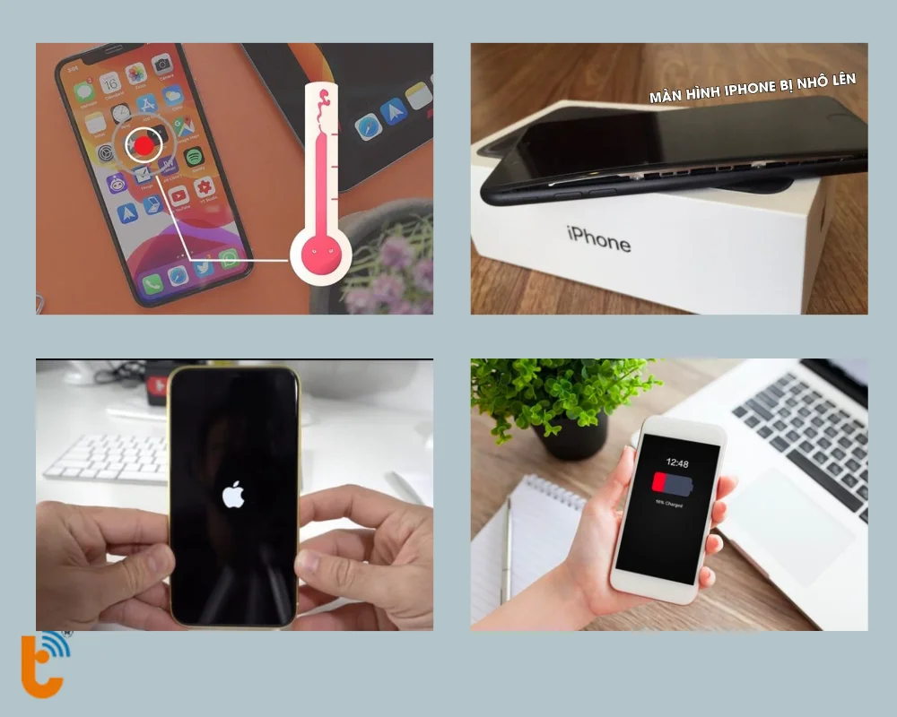 Hình minh họa dấu hiệu khi pin iPhone 12 bị chai