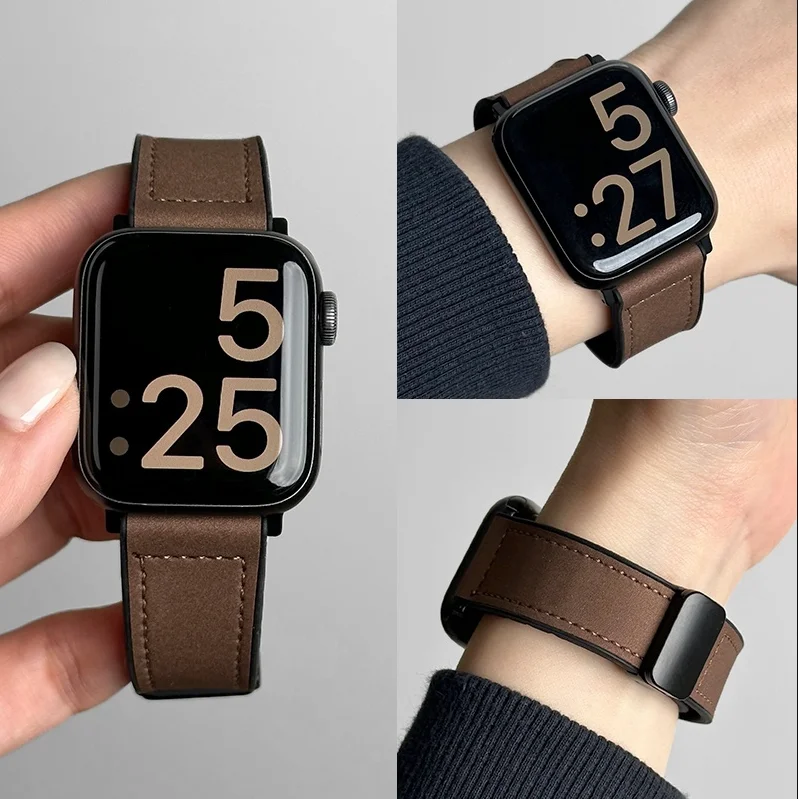 Dây đeo Apple Watch Southern Straps Brown Leather
