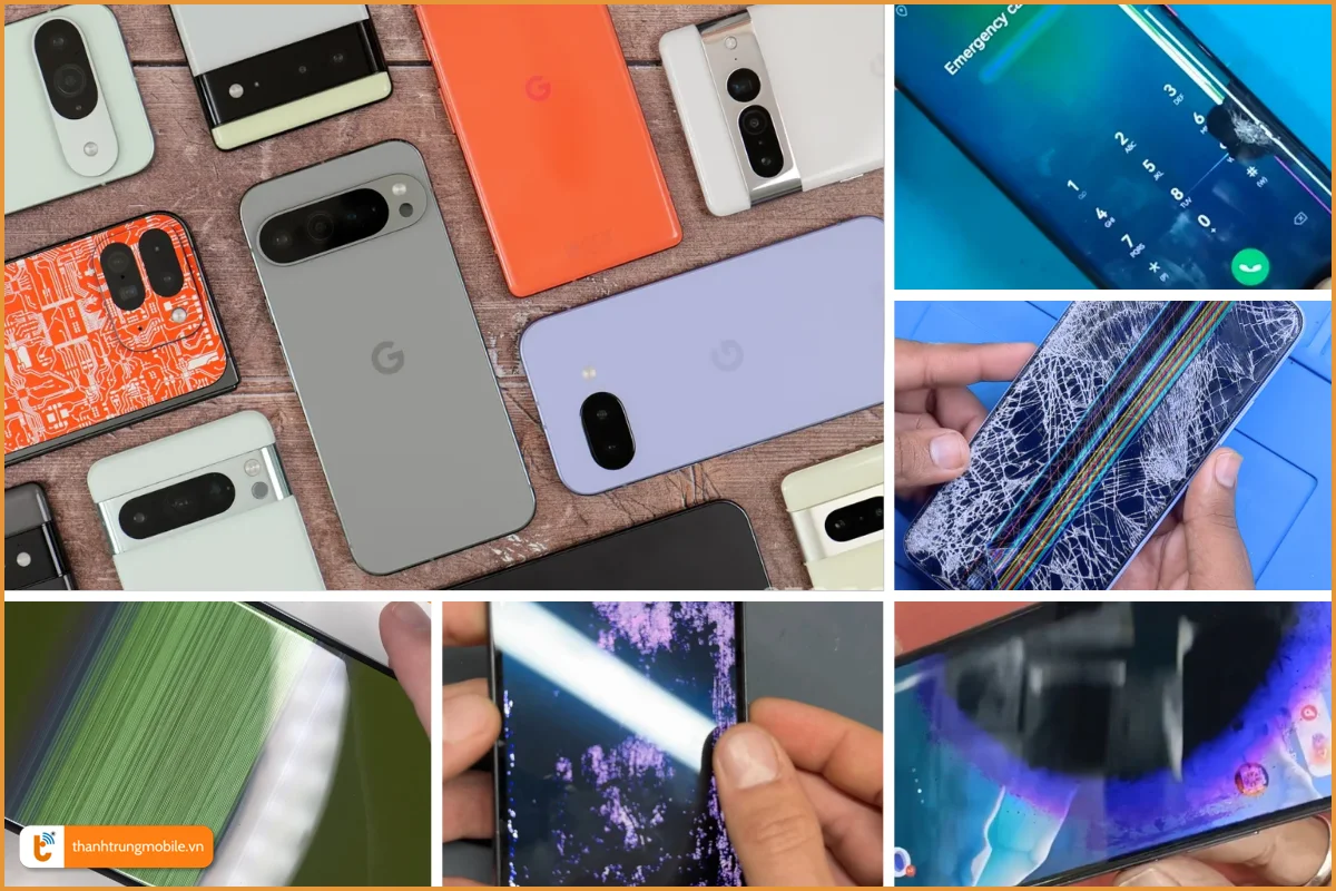 Điện thoại Google Pixel và các lỗi màn hình thường gặp