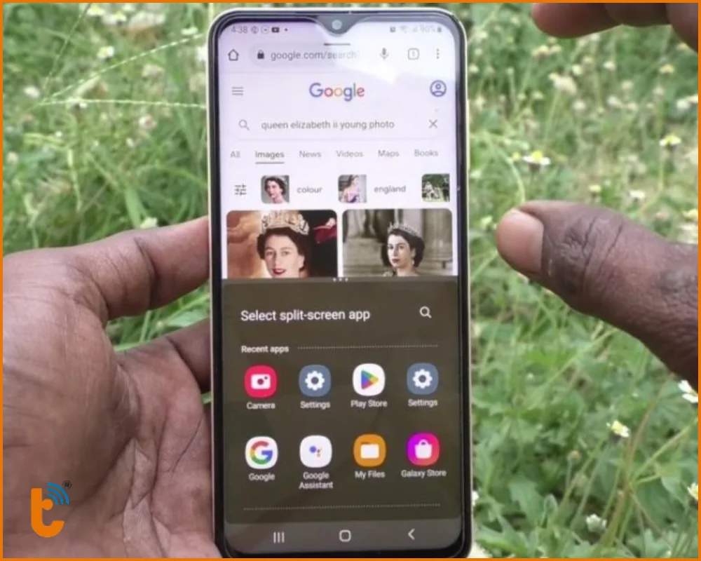 Điều chỉnh kích thước cửa sổ màn hình Samusung