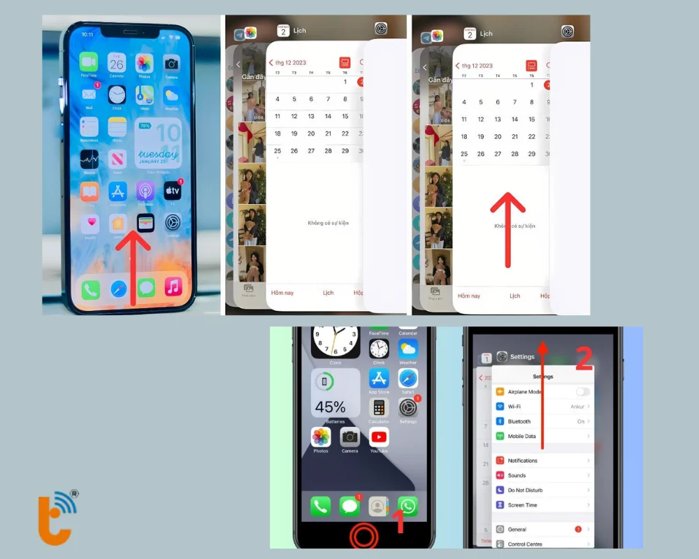 Đóng toàn bộ ứng dụng trong đa nhiệm