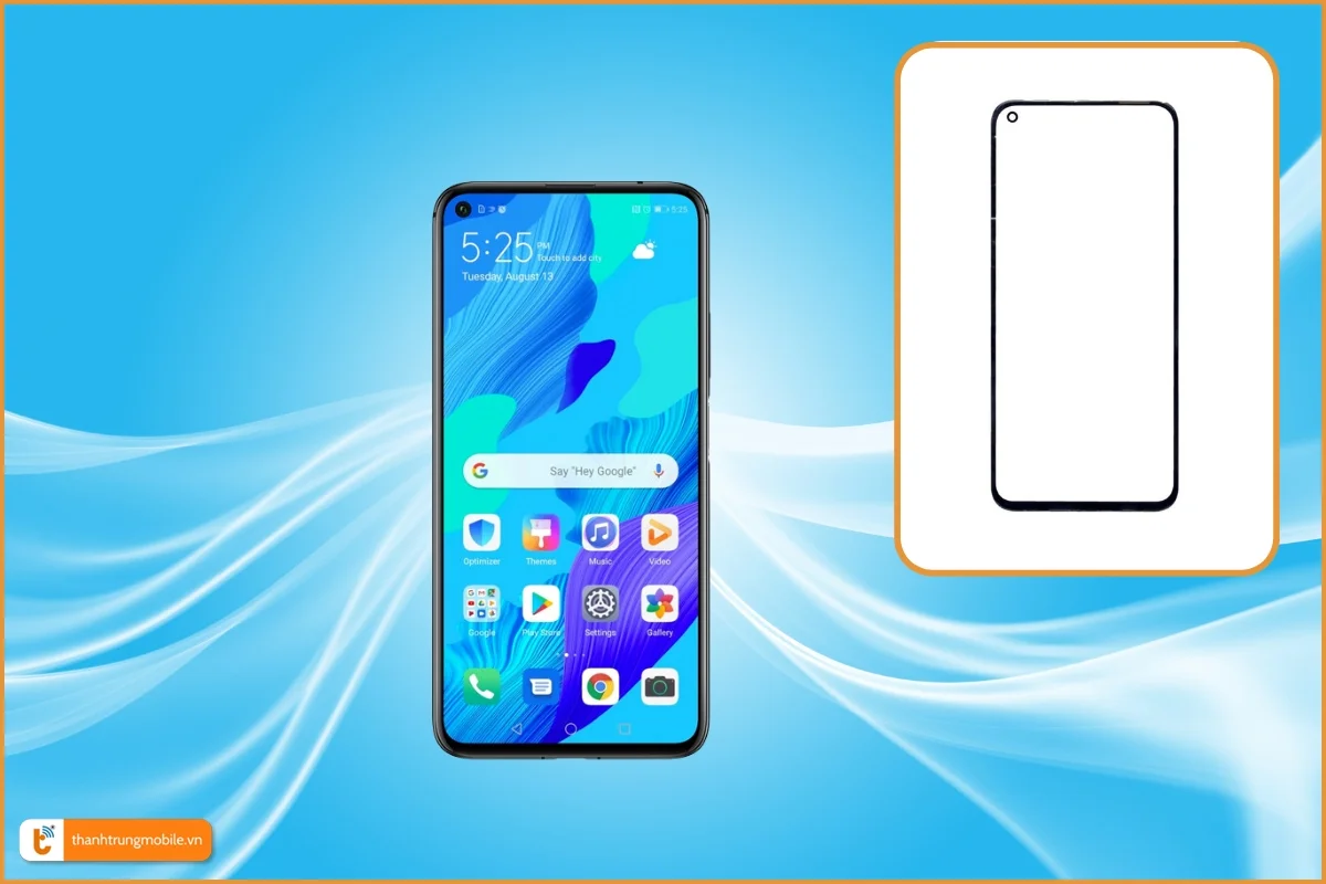 Ép kính Huawei Nova 5T giá rẻ, lấy ngay