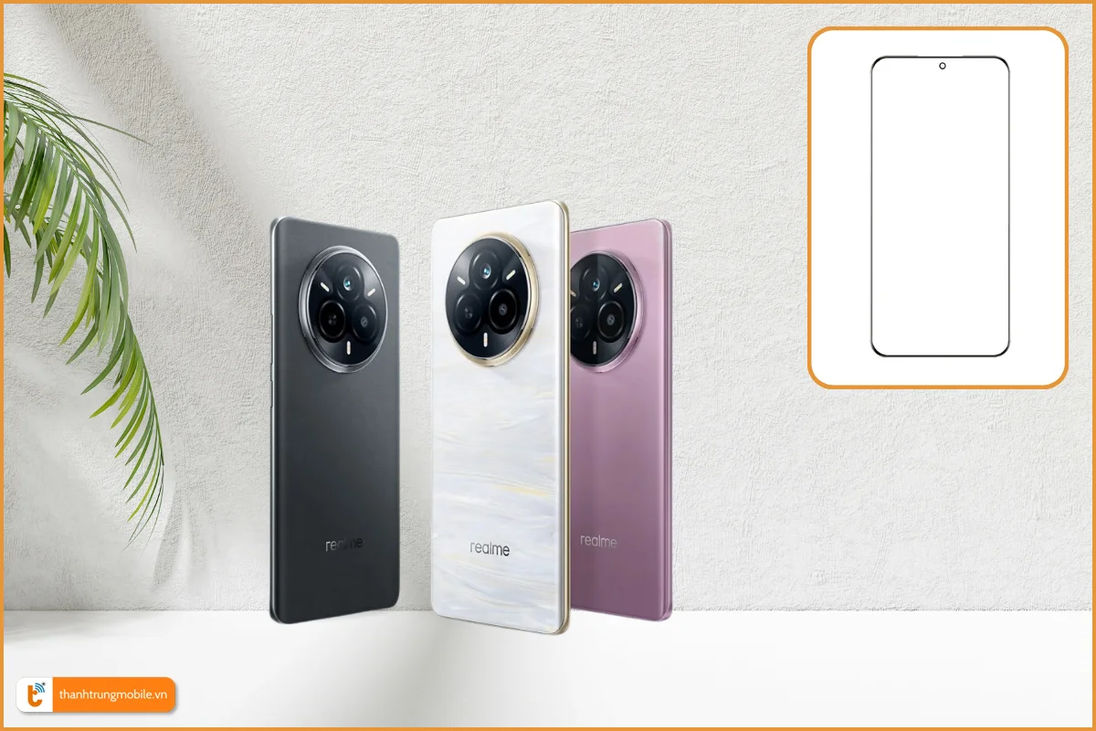 Ép kính Realme 14 Pro 5G zin đẹp, giá rẻ TPHCM