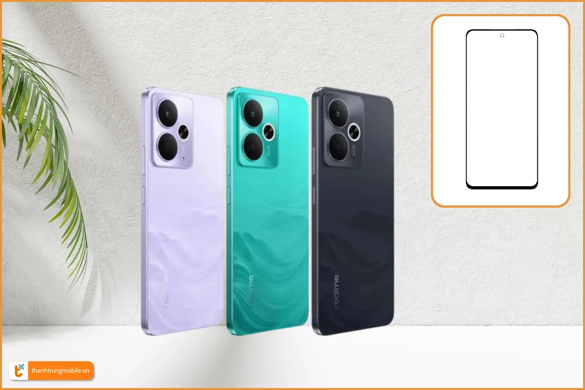 Ép kính Realme 14T 5G chuẩn đẹp, giá rẻ