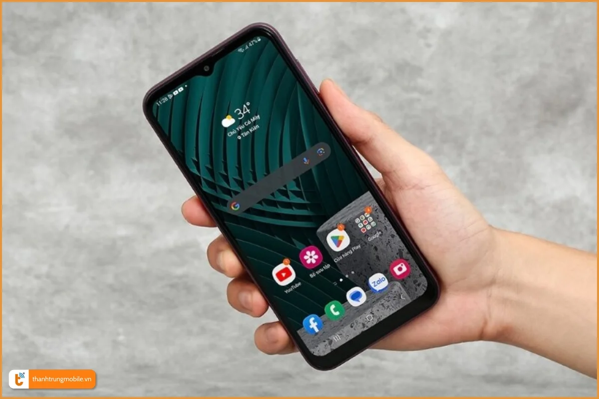 Ép kính Samsung Galaxy A14 zin đẹp như mới - Thành Trung Mobile