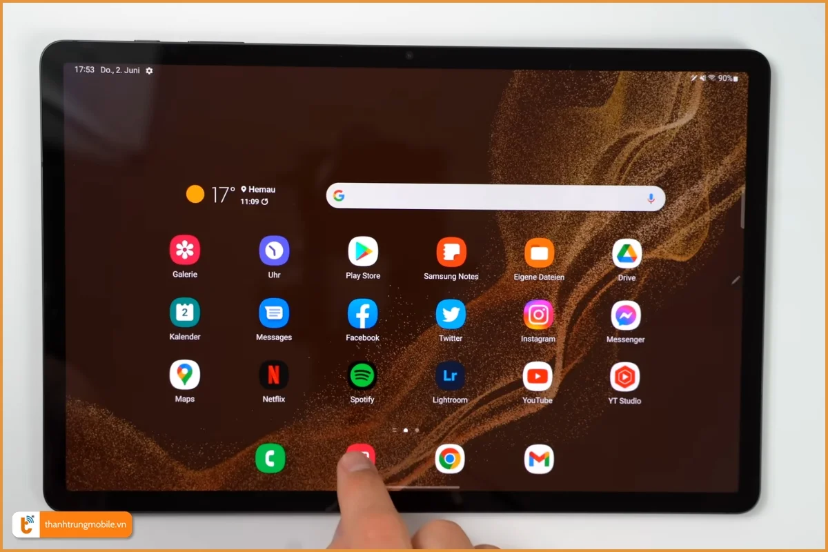 Thay mặt kính Samsung Tab S8+