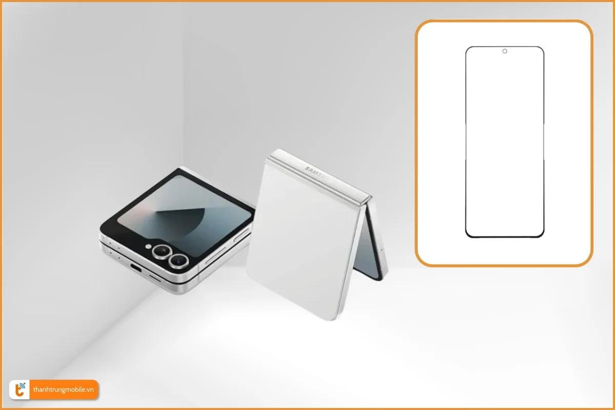 Ép kính Samsung Galaxy Z Flip 7 chuẩn đẹp, nhanh chóng