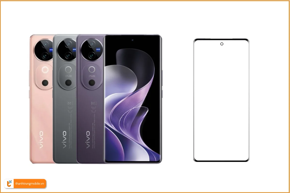 Ép kính Vivo V40 Pro zin đẹp, giá rẻ