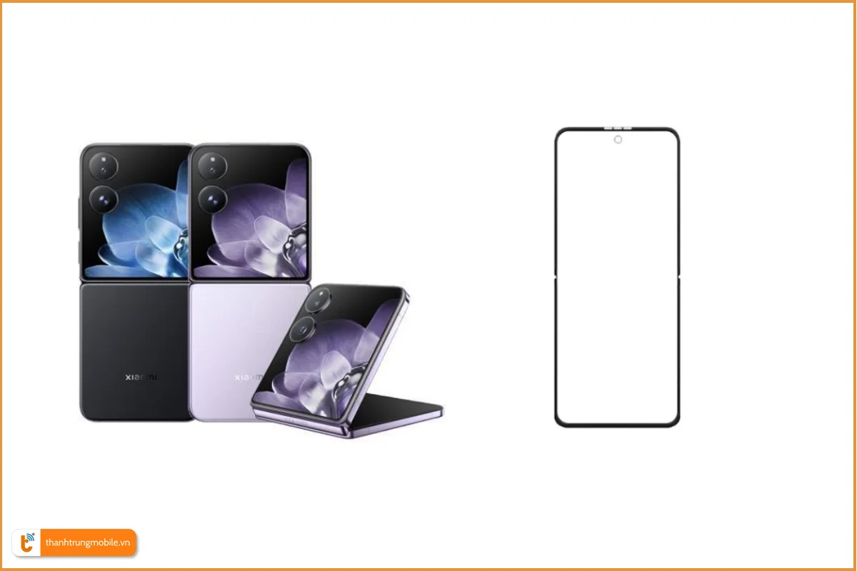 Ép kính Xiaomi Mix Flip chuẩn đẹp, giá rẻ