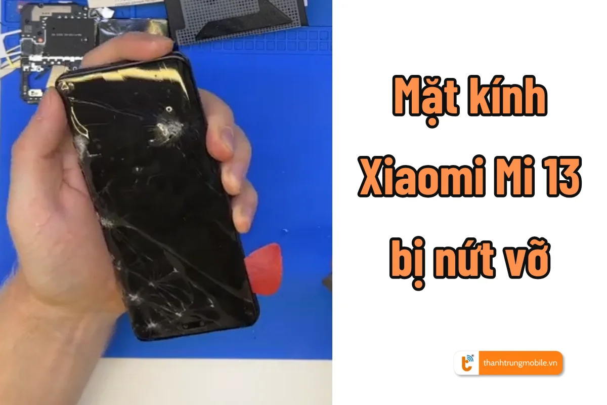 ép mặt kính Xiaomi Mi 13