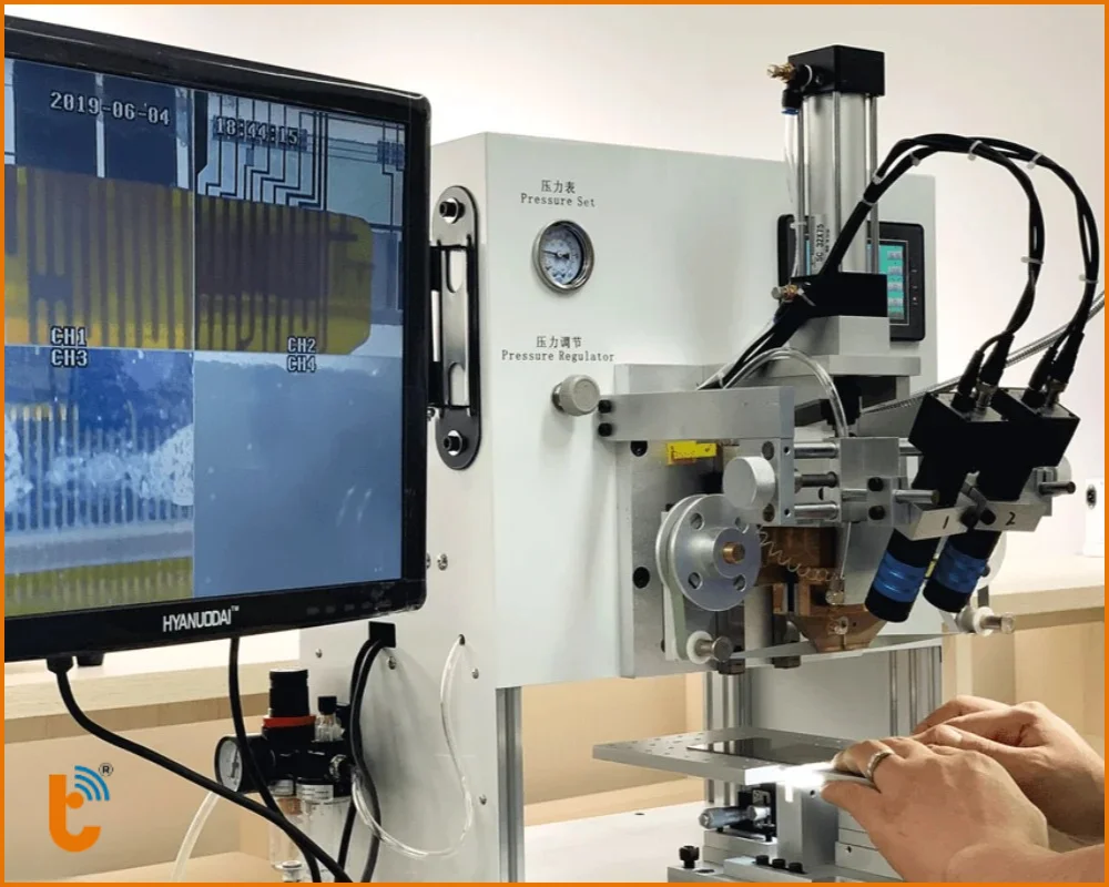 Fix sọc màn hình điện thoại bằng công nghệ ép cổ cáp hiện đại