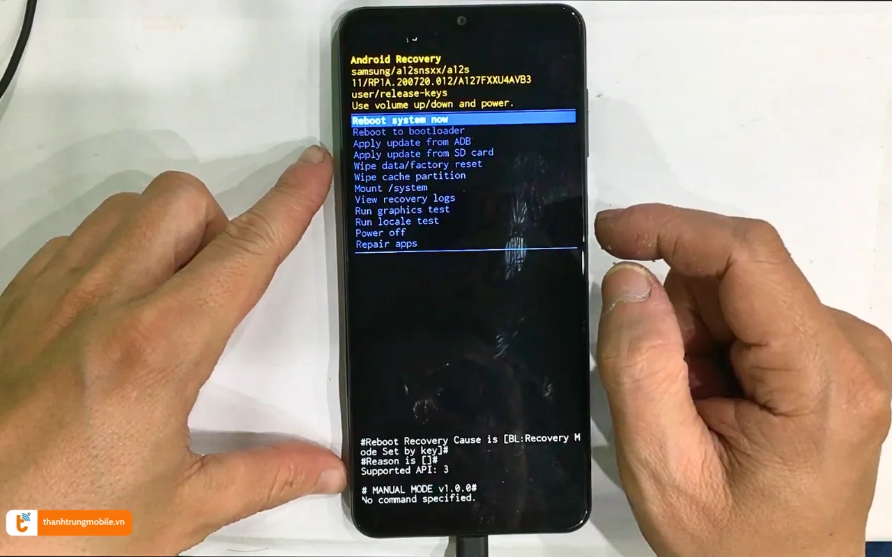 Gỡ bỏ xác minh tài khoản Google Samsung A12