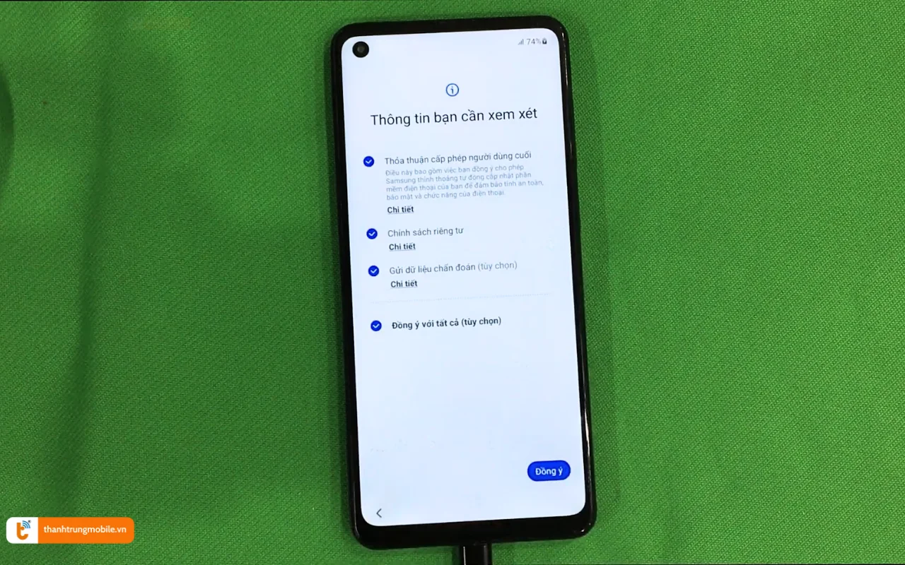 Gỡ bỏ xác minh tài khoản Google Samsung A21