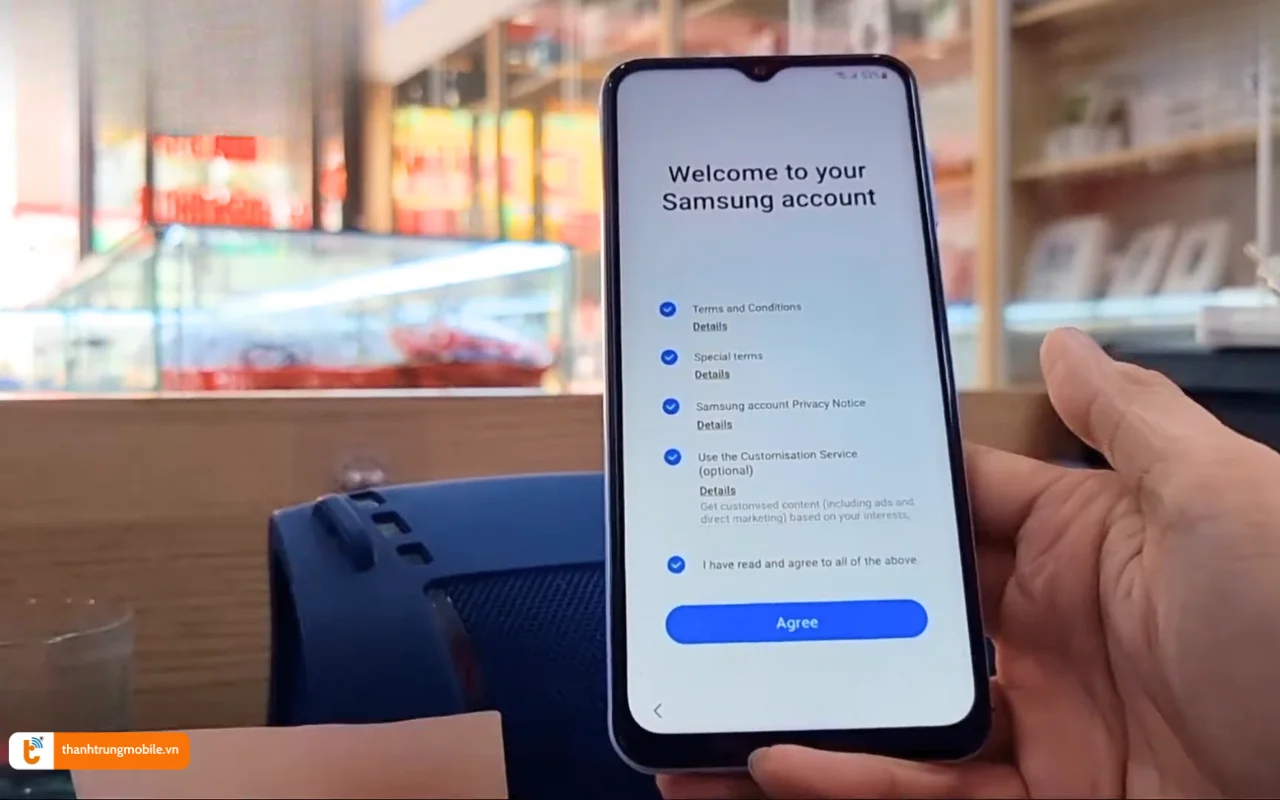 Gỡ bỏ xác minh tài khoản Google Samsung A23