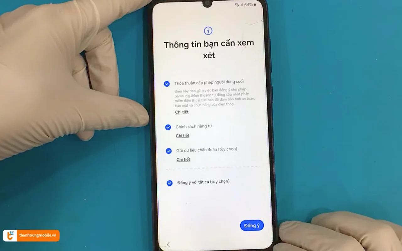 Gỡ bỏ xác minh tài khoản Google Samsung A31