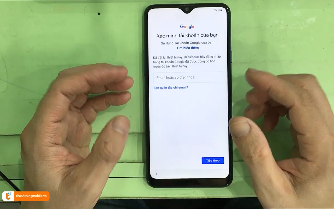 Gỡ bỏ xác minh tài khoản Google Samsung A40