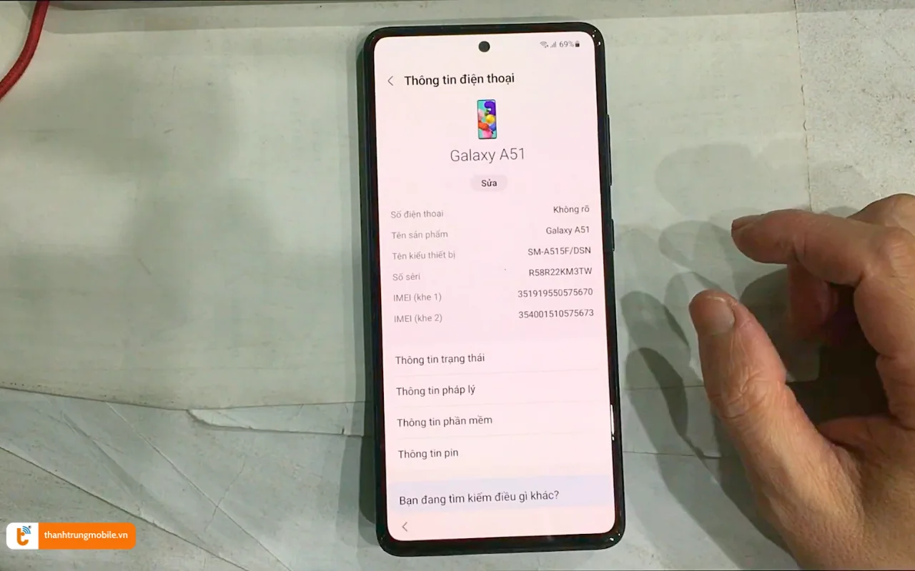 Gỡ bỏ xác minh tài khoản Google Samsung A51 5G