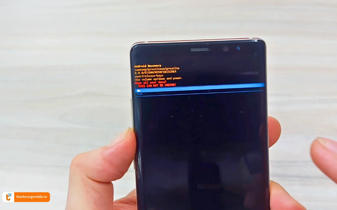 Gỡ bỏ xác minh tài khoản Google Samsung Note 8