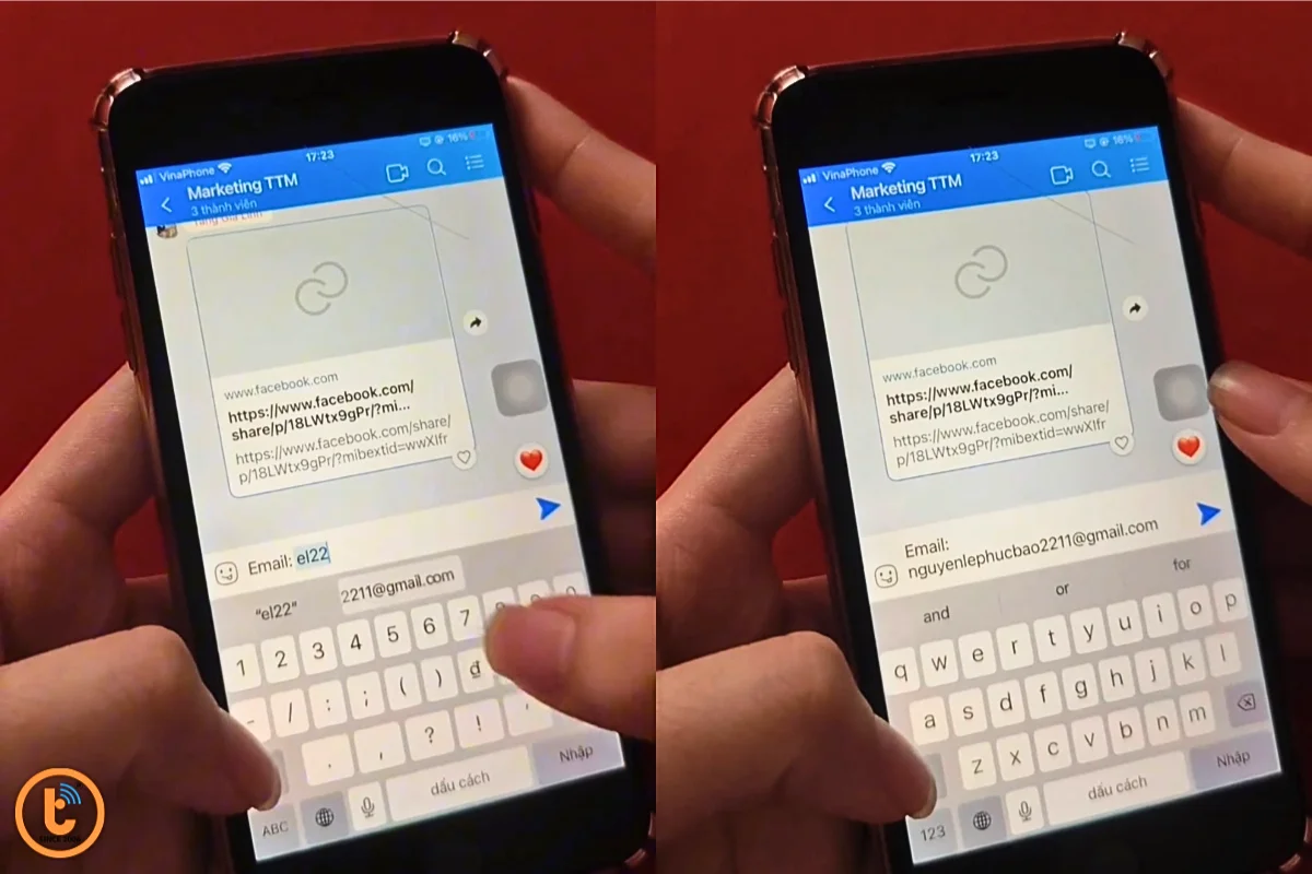 gõ email nhanh chóng