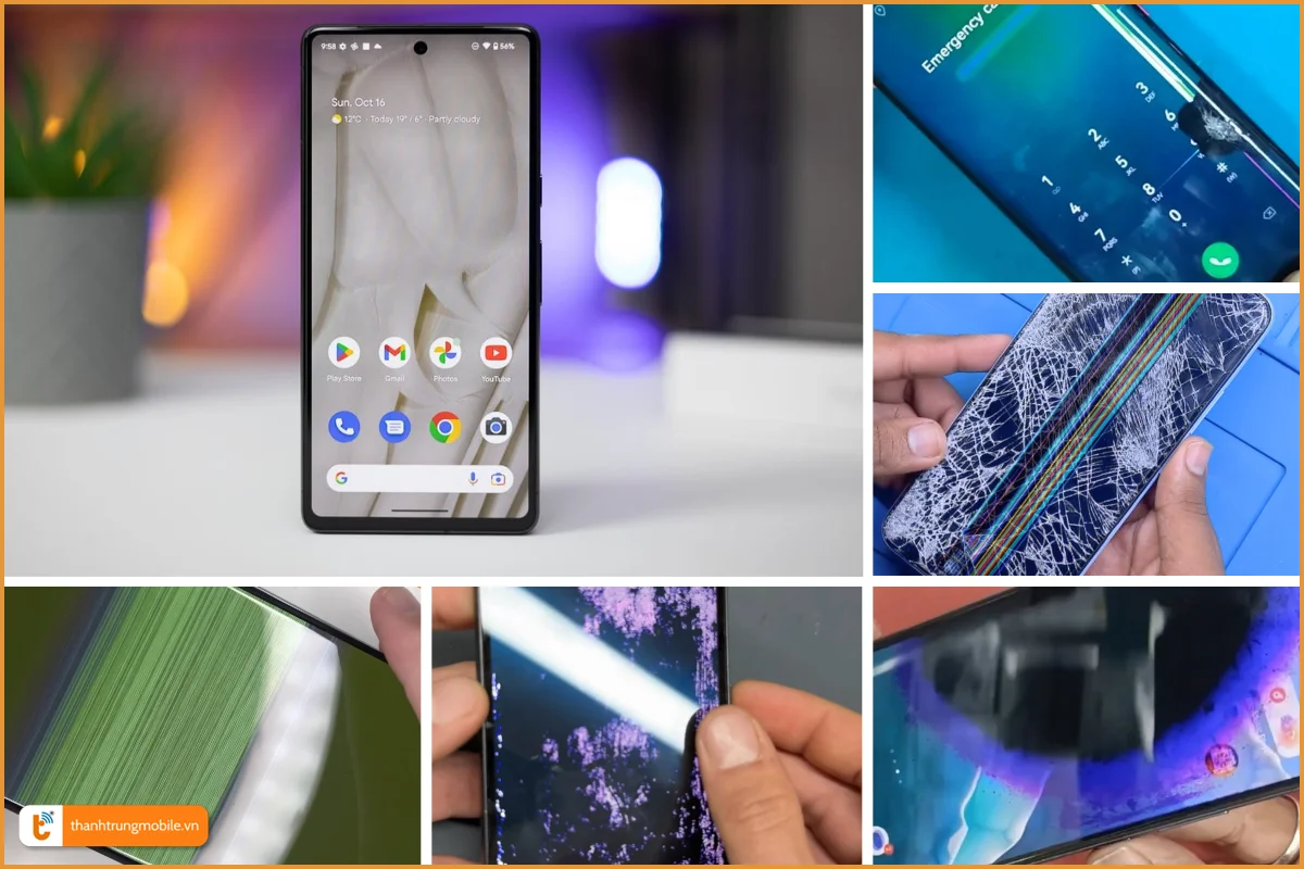 Google Pixel 7 và các lỗi màn hình thường gặp