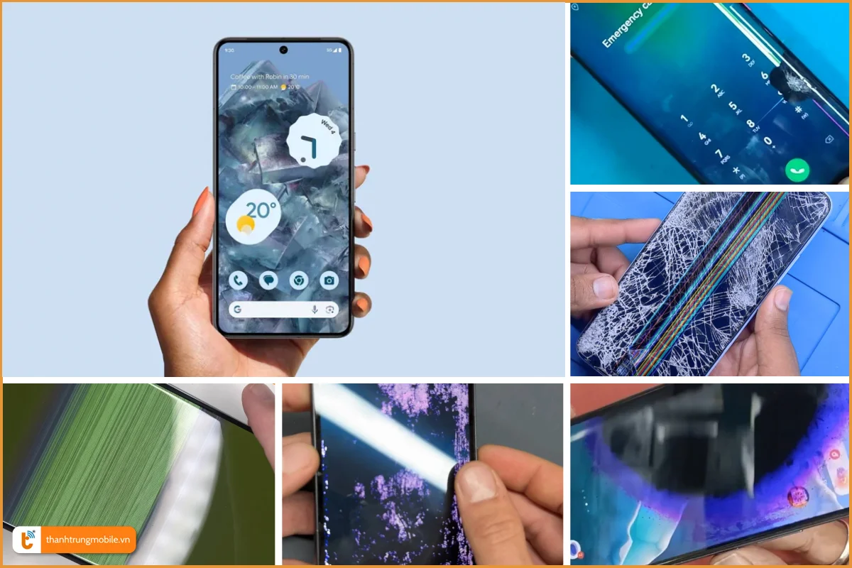 Google Pixel 8 Pro và các lỗi màn hình thường gặp