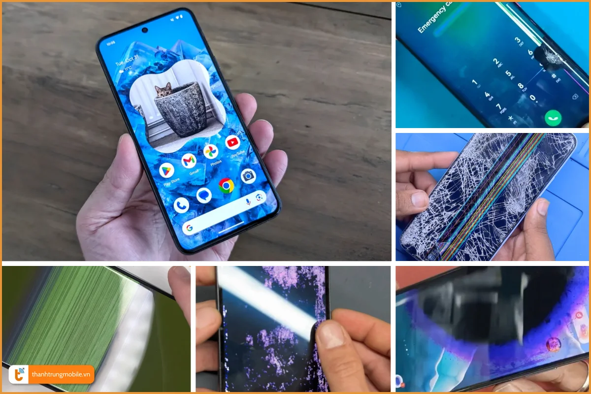 Google Pixel 8 và các lỗi màn hình thường gặp