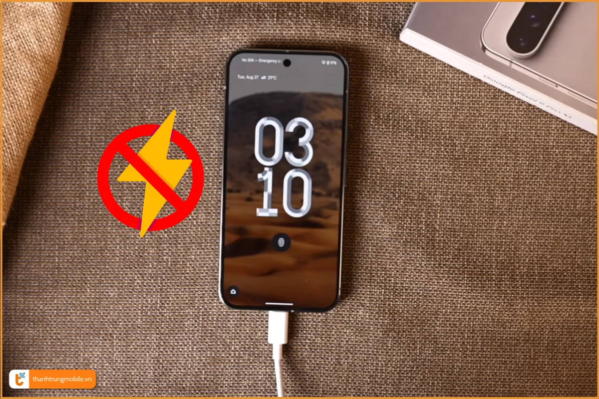 Google Pixel 9 Pro XL lỗi không nhận sạc