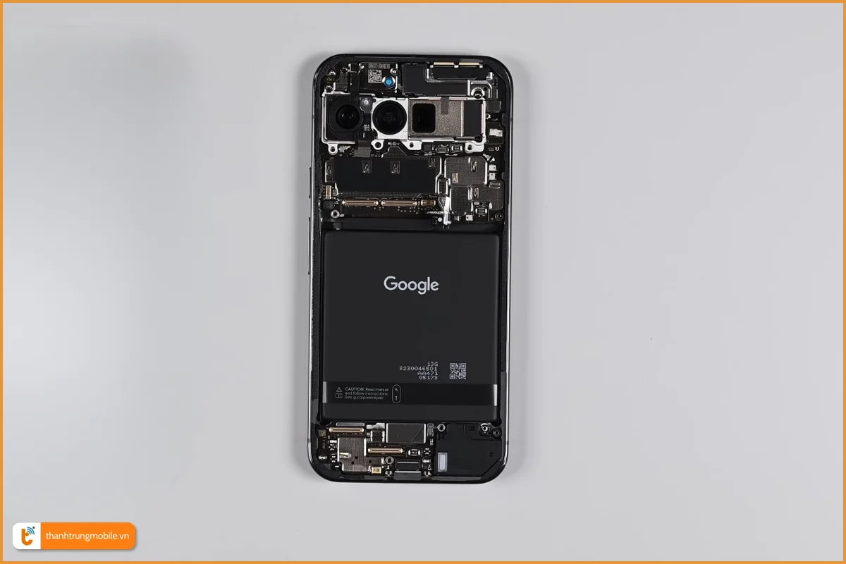 Google Pixel 9 Pro XL lỗi pin chai phù cần thay mới