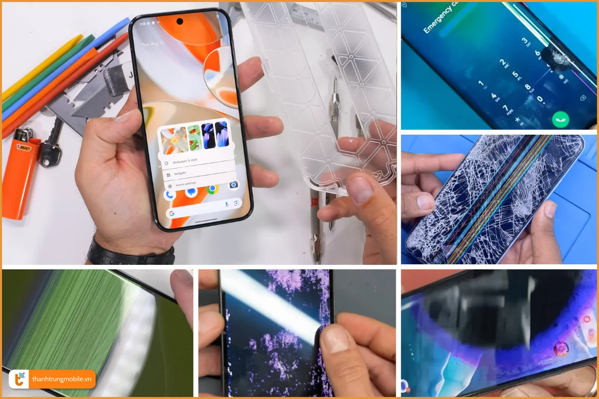 Google Pixel 9 Pro XL và các lỗi màn hình thường gặp