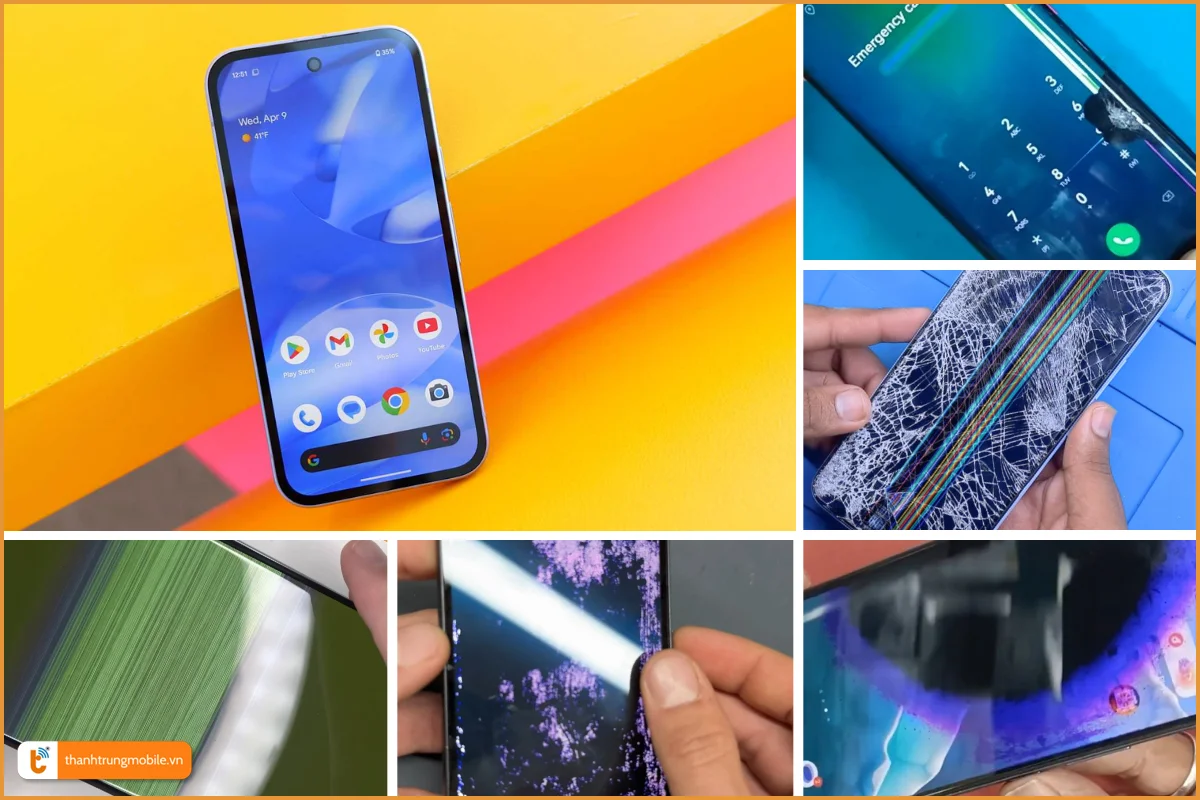 Google Pixel 9A và các lỗi màn hình thường gặp