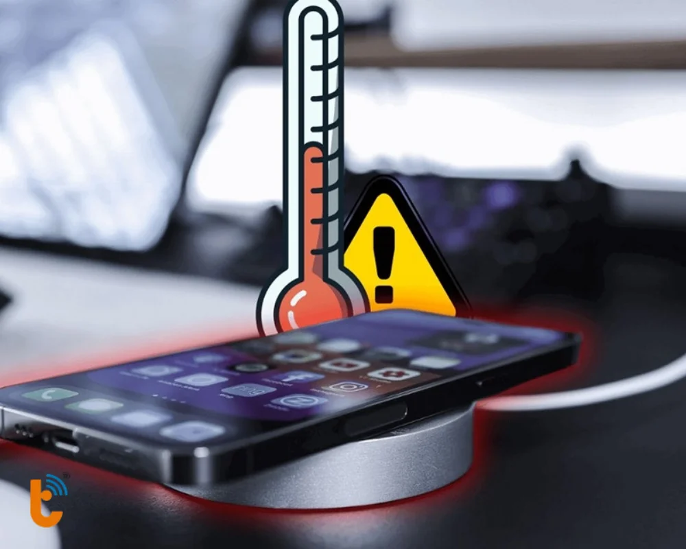 Hãy sạc trong môi trường thoáng mát tránh nơi có nhiệt độ cao.