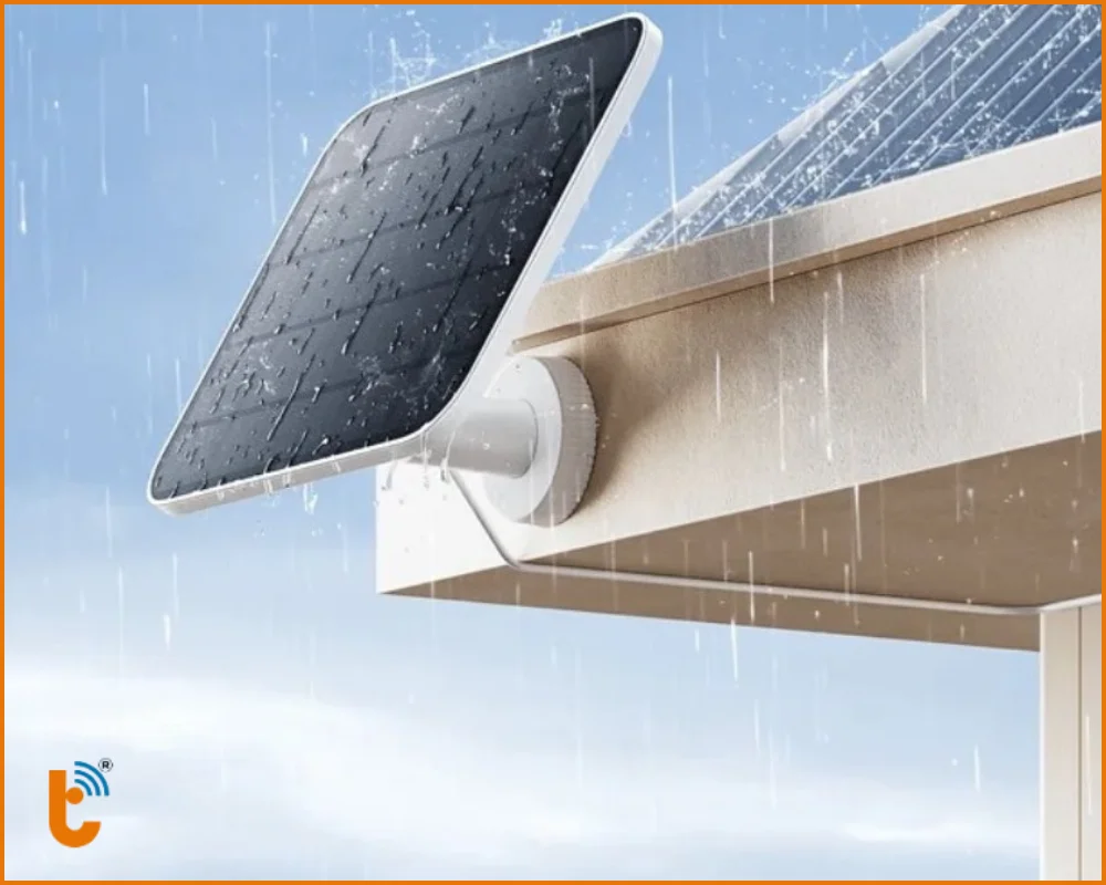 Hệ thống tấm pin năng lượng mặt trời đạt chuẩn IP66 chịu được mưa lớn và bụi bẩn