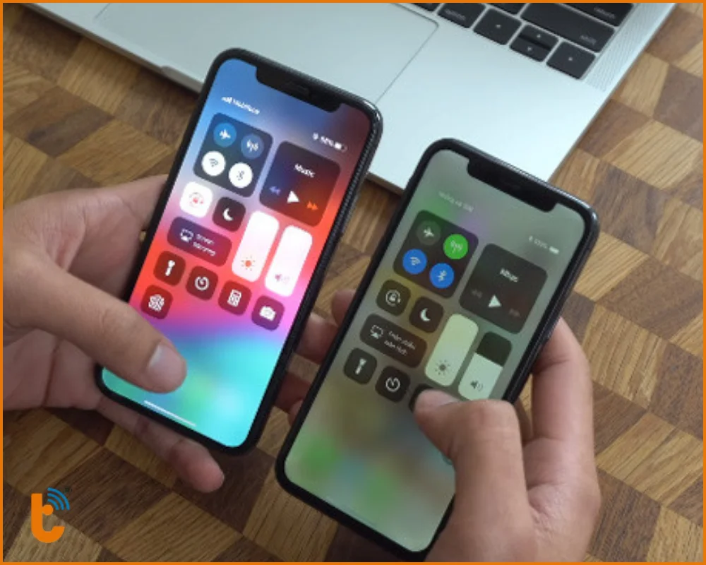 Hình ảnh minh họa màn hình iPhone Zin bóc máy và màn hình lô